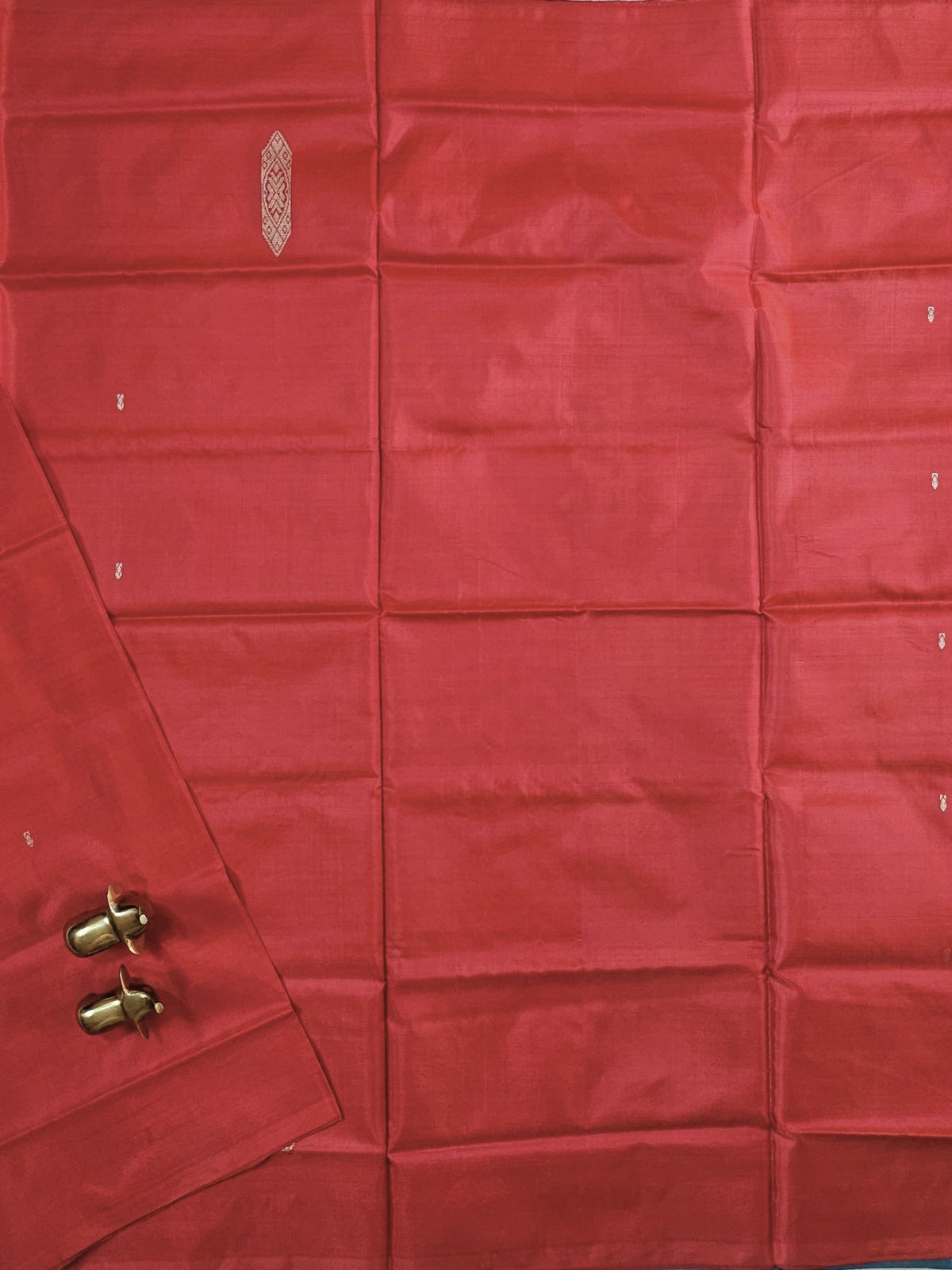 Chinnalampattu Saree - Red Peacock Green