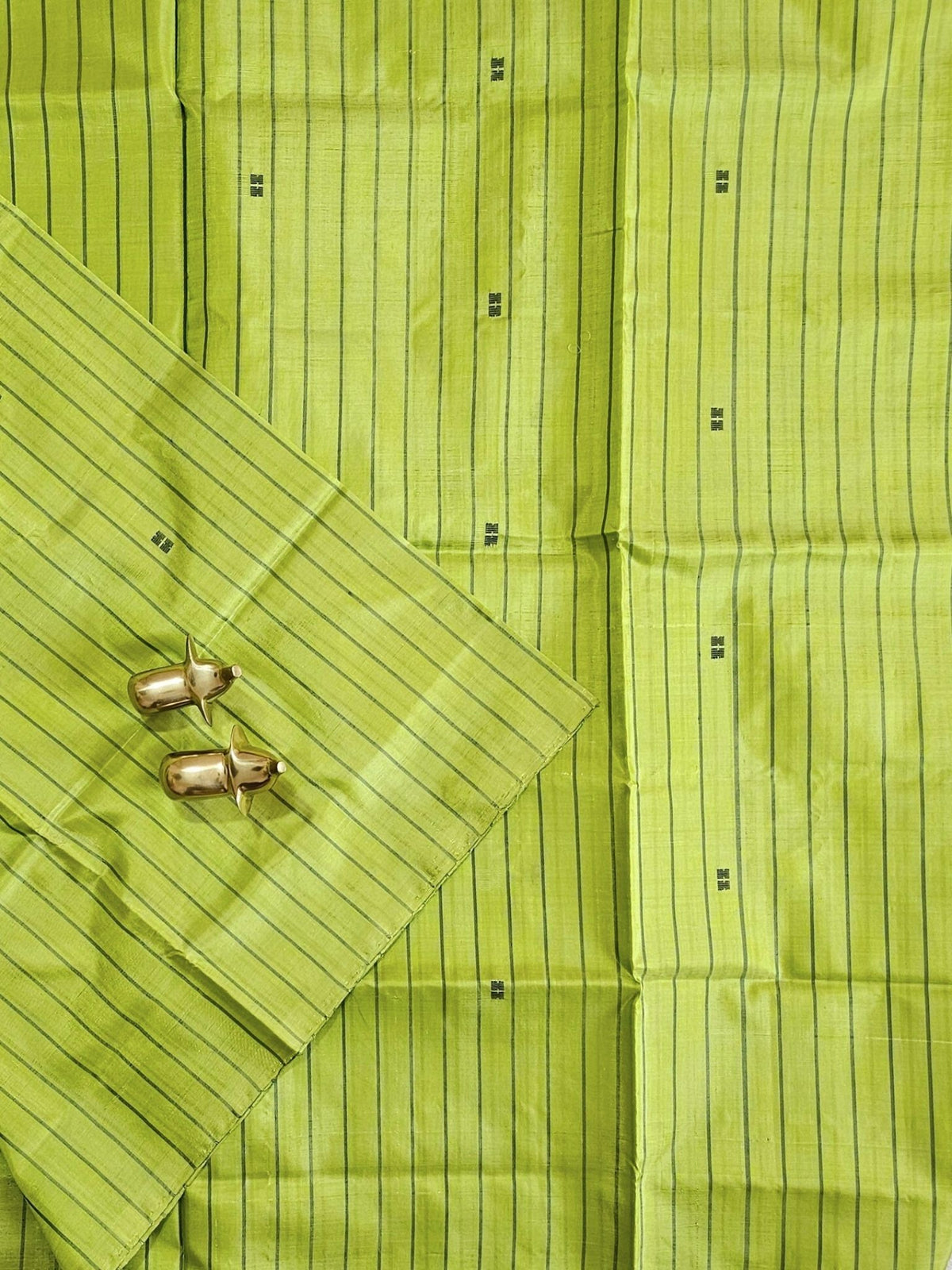 Chinnalampattu Saree - Green with Black