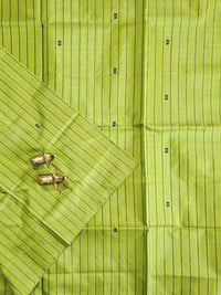 Chinnalampattu Saree - Green with Black