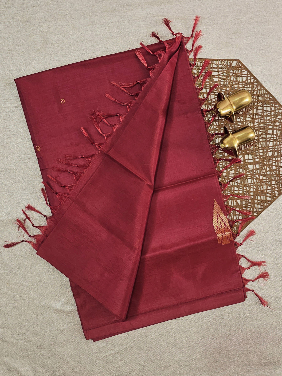 Chinnalampattu Saree - Maroon