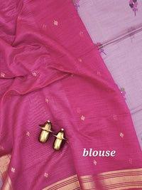 Soft Cotton with Weaving Floral Pattern  - Lavender