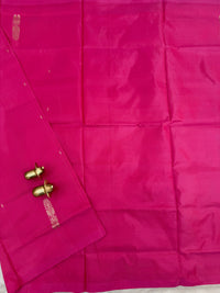 Chinnalampattu Saree - Pink with Brown
