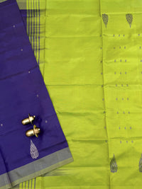 Chinnalampattu Saree - Purple with Green