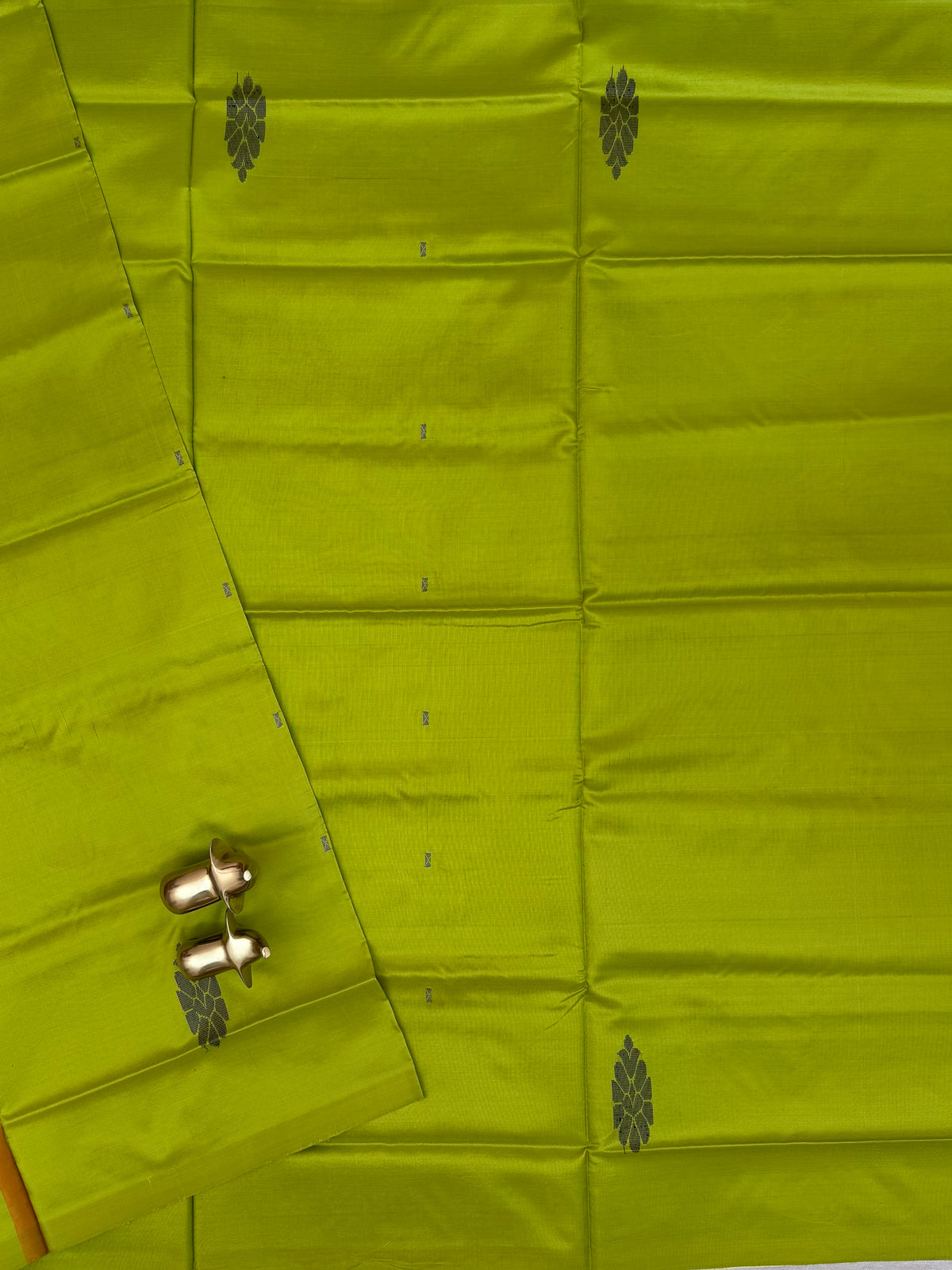 Chinnalampattu Saree - Green With Peach