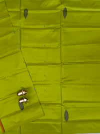 Chinnalampattu Saree - Green With Peach