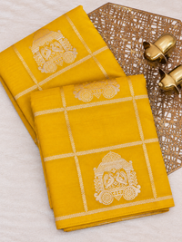Georgette Silk Saree - Yellow