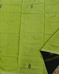 Chinnalampattu Saree- Lime Green with Black