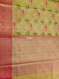 Kora Tissue Saree - Gold