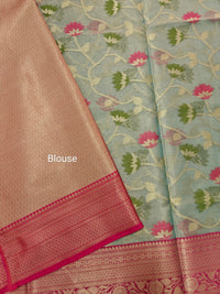 Kora Tissue Saree - Gold