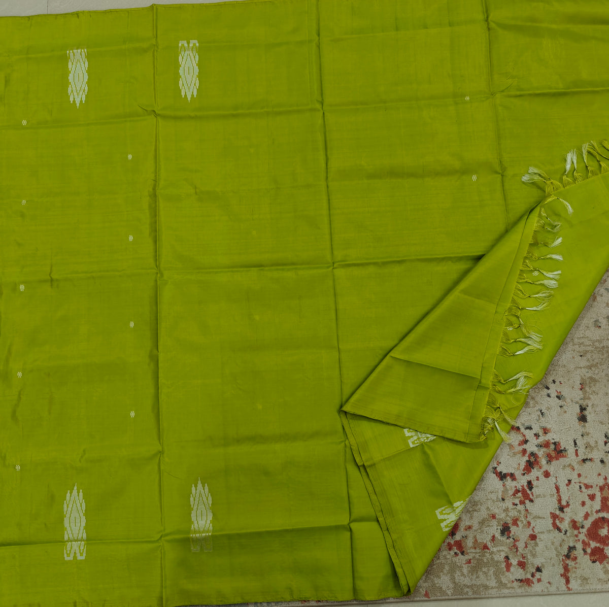 Chinnalampattu Saree- Parrot green