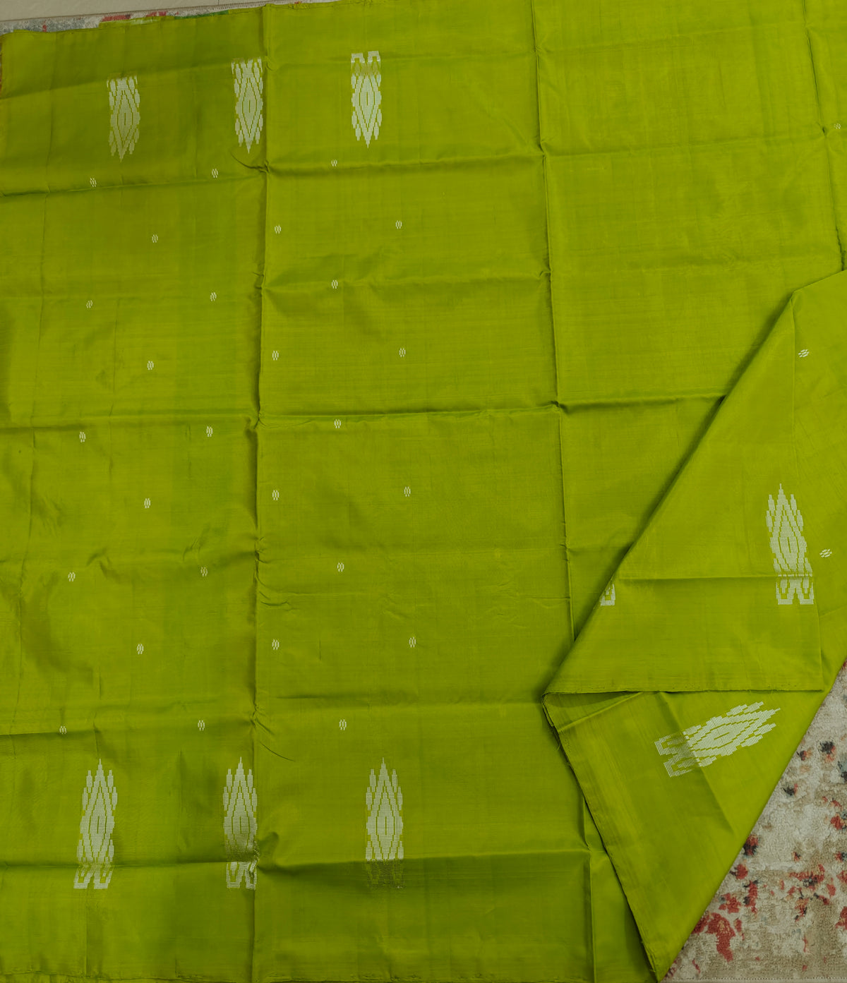 Chinnalampattu Saree- Parrot green