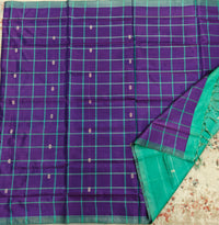 Chinnalampattu Saree- Purple with Green