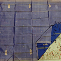 Chinnalampattu Saree- Blue with Blue