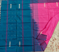 Chinnalampattu Saree- Pink Rama Greeni
