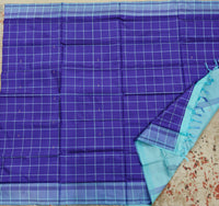 Chinnalampattu Saree- Violet with Blue