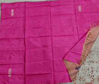 Chinnalampattu Saree- Pink with Beig