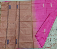 Chinnalampattu Saree- Pink with Beig