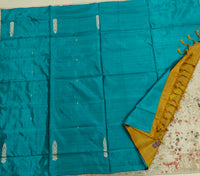 Chinnalampattu Saree- Rama Green with Brown