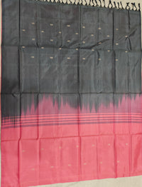 Chinnalampattu Saree- Pink with Grey