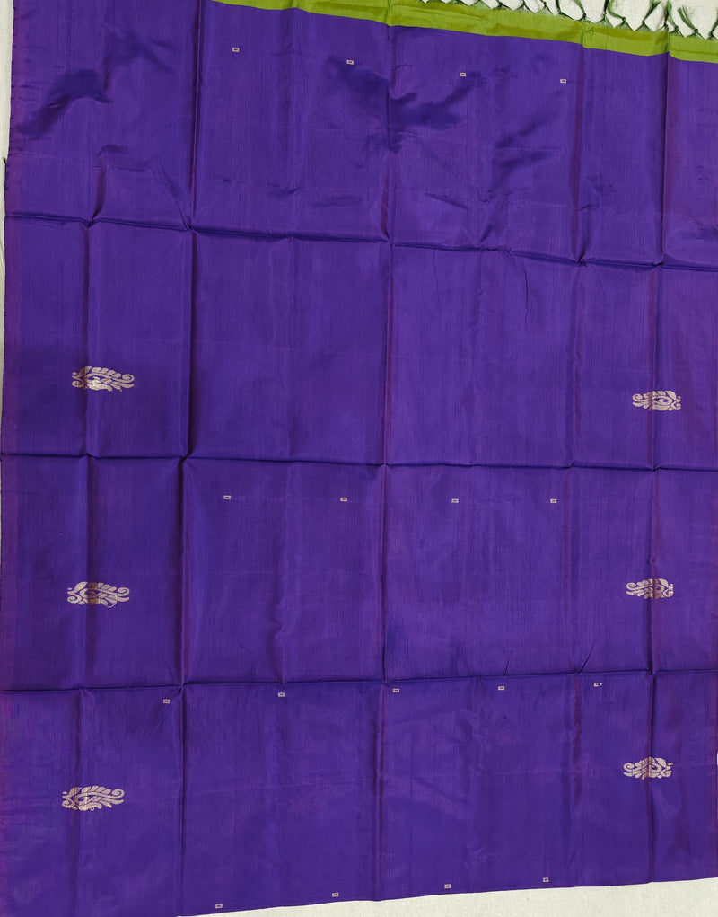 Chinnalampattu Saree- Purple with Green