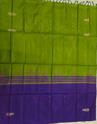 Chinnalampattu Saree- Purple with Green