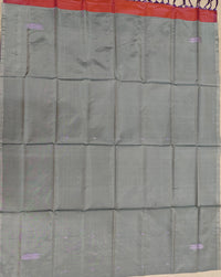 Chinnalampattu Saree- Grey with Dual Shade Onion Pink