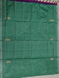 Chinnalampattu Saree- Pastel Green with Purple