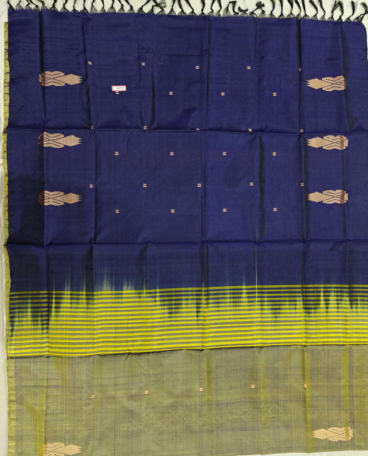 Chinnalampattu Saree - Dual Shade off Green with Blue