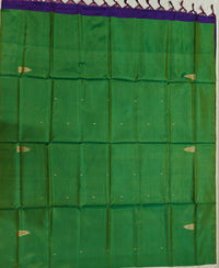 Chinnalampattu Saree - Green with Violet