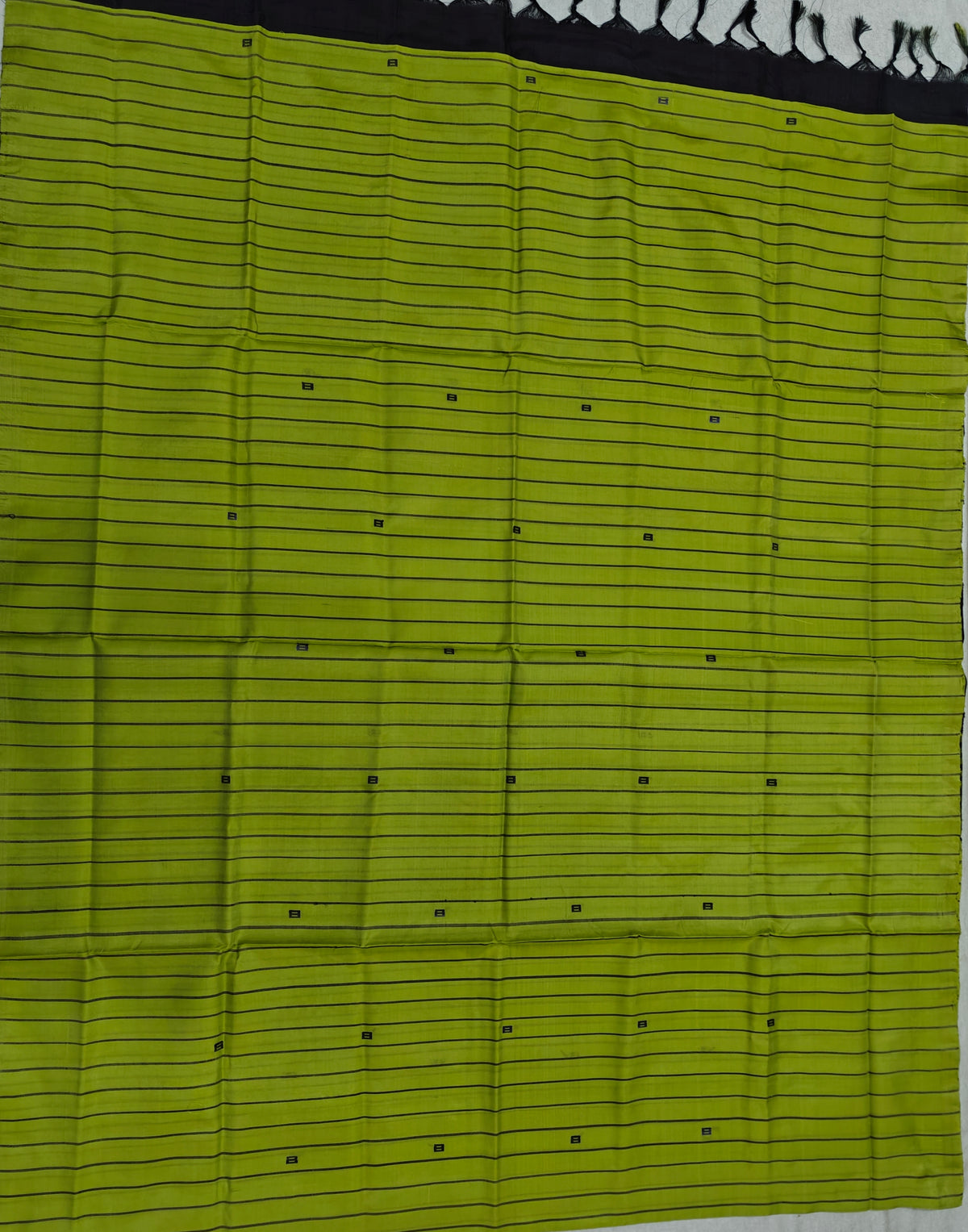 Chinnalampattu Saree- Green with Brown