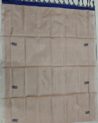 Chinnalampattu Saree - Cream with Blue