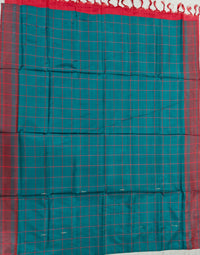 Chinnalampattu Saree - Green with Red