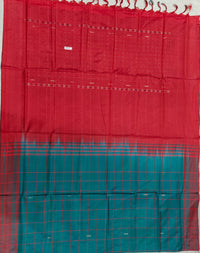 Chinnalampattu Saree - Green with Red