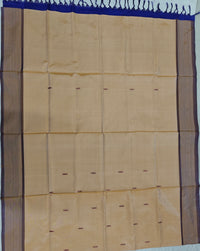 Chinnalampattu Saree - Sandel with Blue