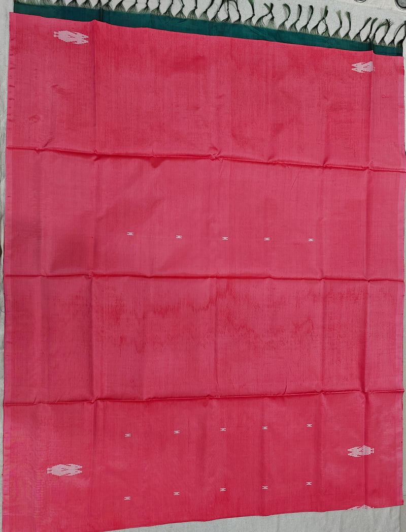 Chinnalampattu Saree -Pink with Green