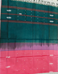 Chinnalampattu Saree -Pink with Green