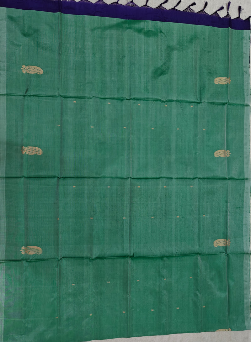 Chinnalampattu Saree- Green with Violet