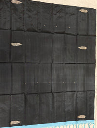 Chinnalampattu Saree - Black with Blue