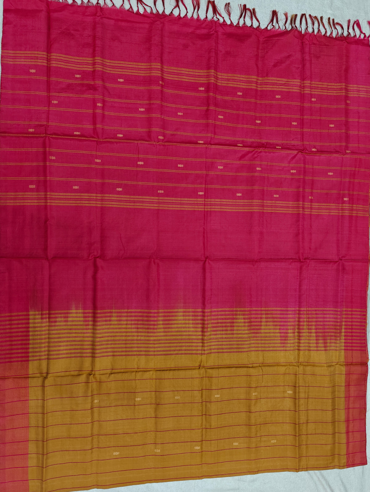 Chinnalampattu Saree- Brown with Pink