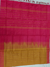 Chinnalampattu Saree- Brown with Pink