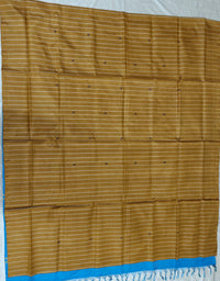 Chinnalampattu Saree - Brown with Blue