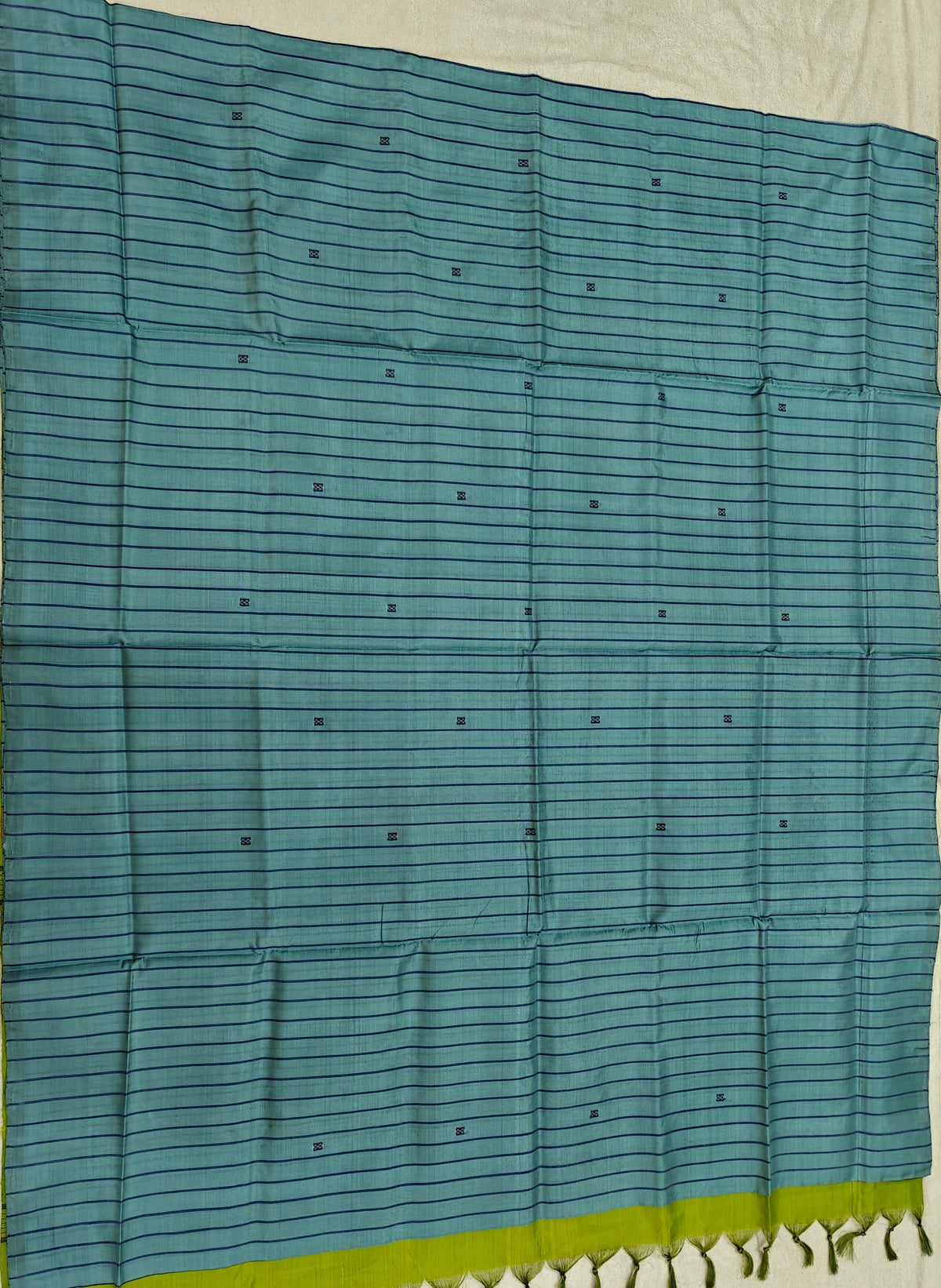 Chinnalampattu Saree - Blue with Green