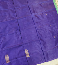 Chinnalampattu Saree - Blue with Sea Green