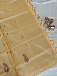 Chinnalampattu Saree - Green with Sandal