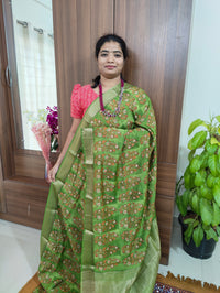 Semi Moonga Silk Saree -  Green