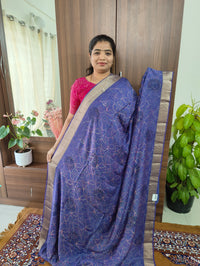 Semi Moonga Silk Saree -  Purple