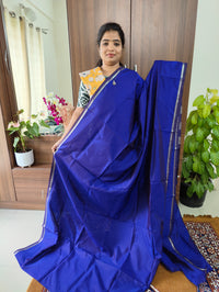 Mangalagiri Silk Cotton - Royal Blue