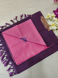 Chinnalampattu Saree - Pink with Purple