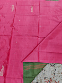 Chinnalampattu Saree - Pink with Green