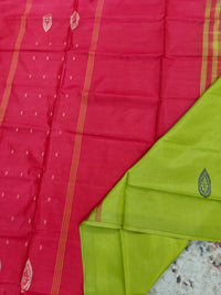 Chinnalampattu Saree - Sea Green With Black